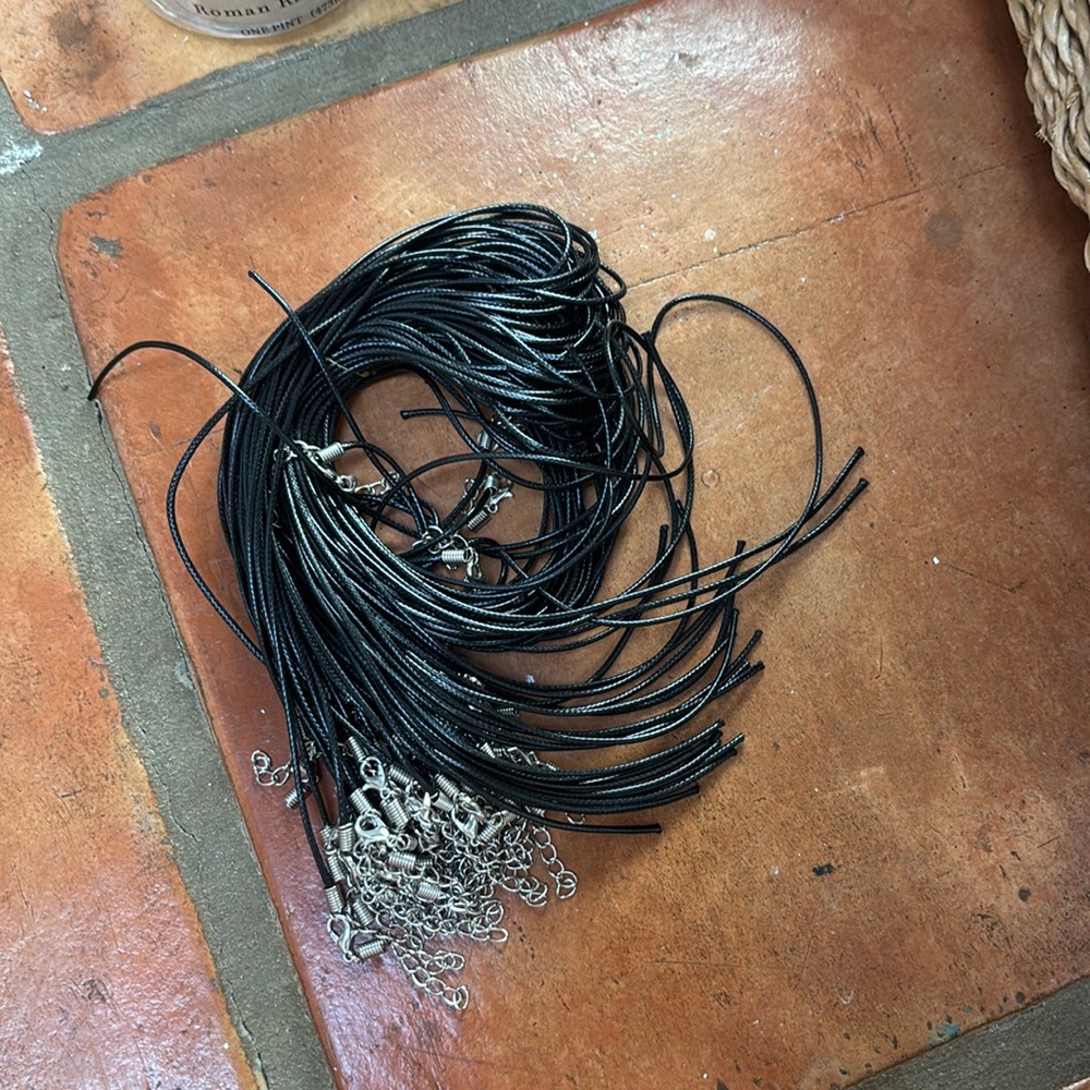 Necklace and bracelet making cords, 20 inch long, clasp included